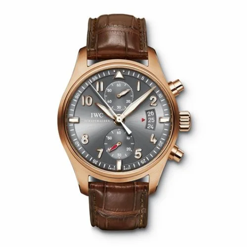 IWC Pilot's Watch Spitfire Chronograph Gold IW3878-03 (3878-03, IW387803)